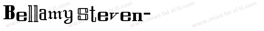 Bellamy Steven字体转换